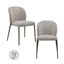 Dining chair Stacker  earth tweed fire retardant (Set of 2)