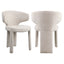 Dining chair Viola natural linear