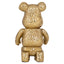 Decorative object Bear gold sitting