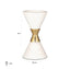 Candle holder Jurre white