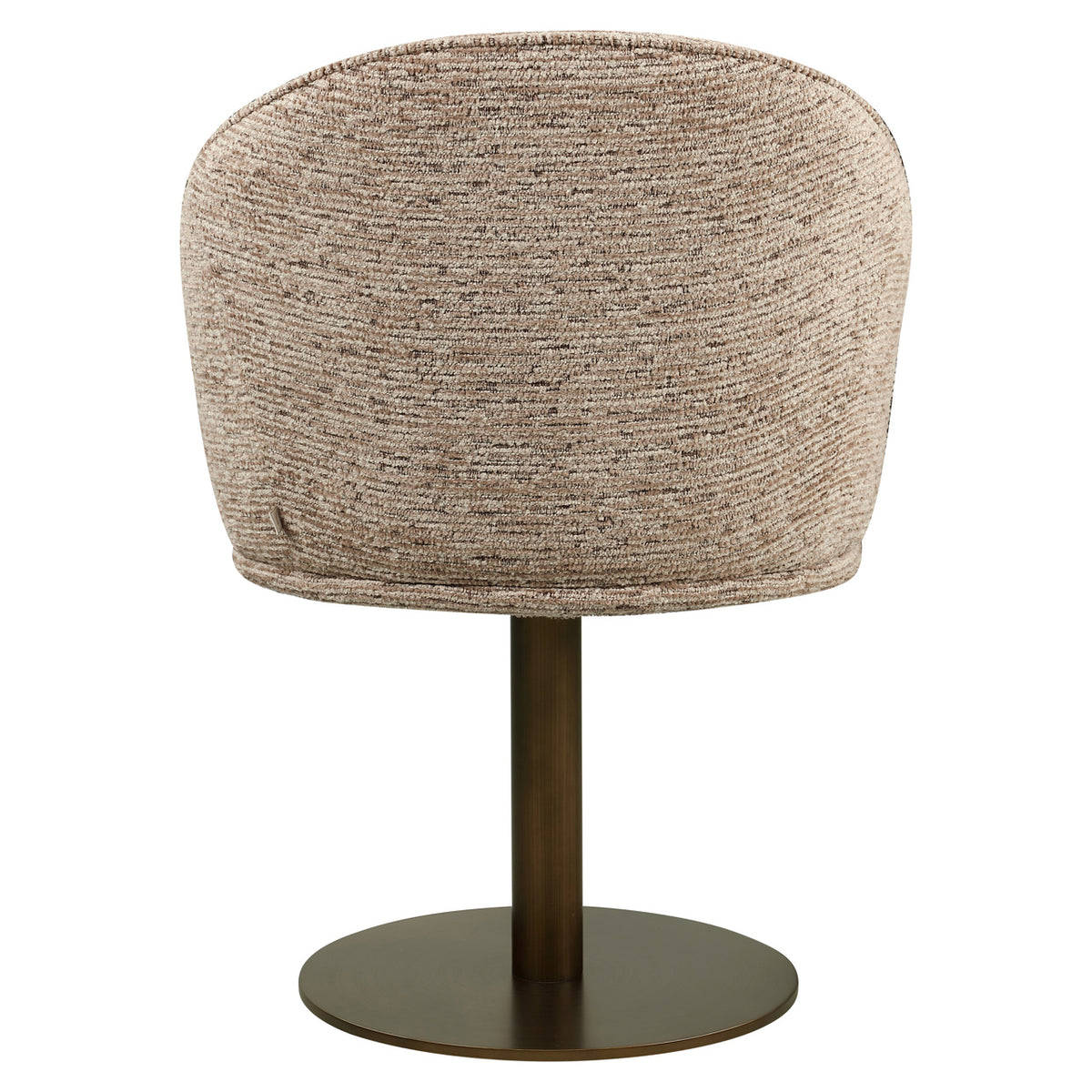 Dining chair Beverly mocca linear swivel
