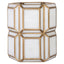 Hurricane light Ariana brass antique small