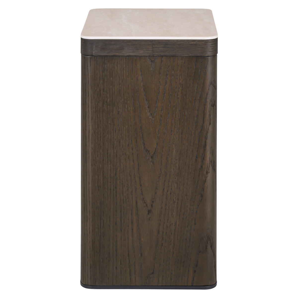 Sofa side table Nando brown