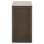 Sofa side table Nando brown