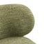 Dining chair Amely pistache softweave swivel