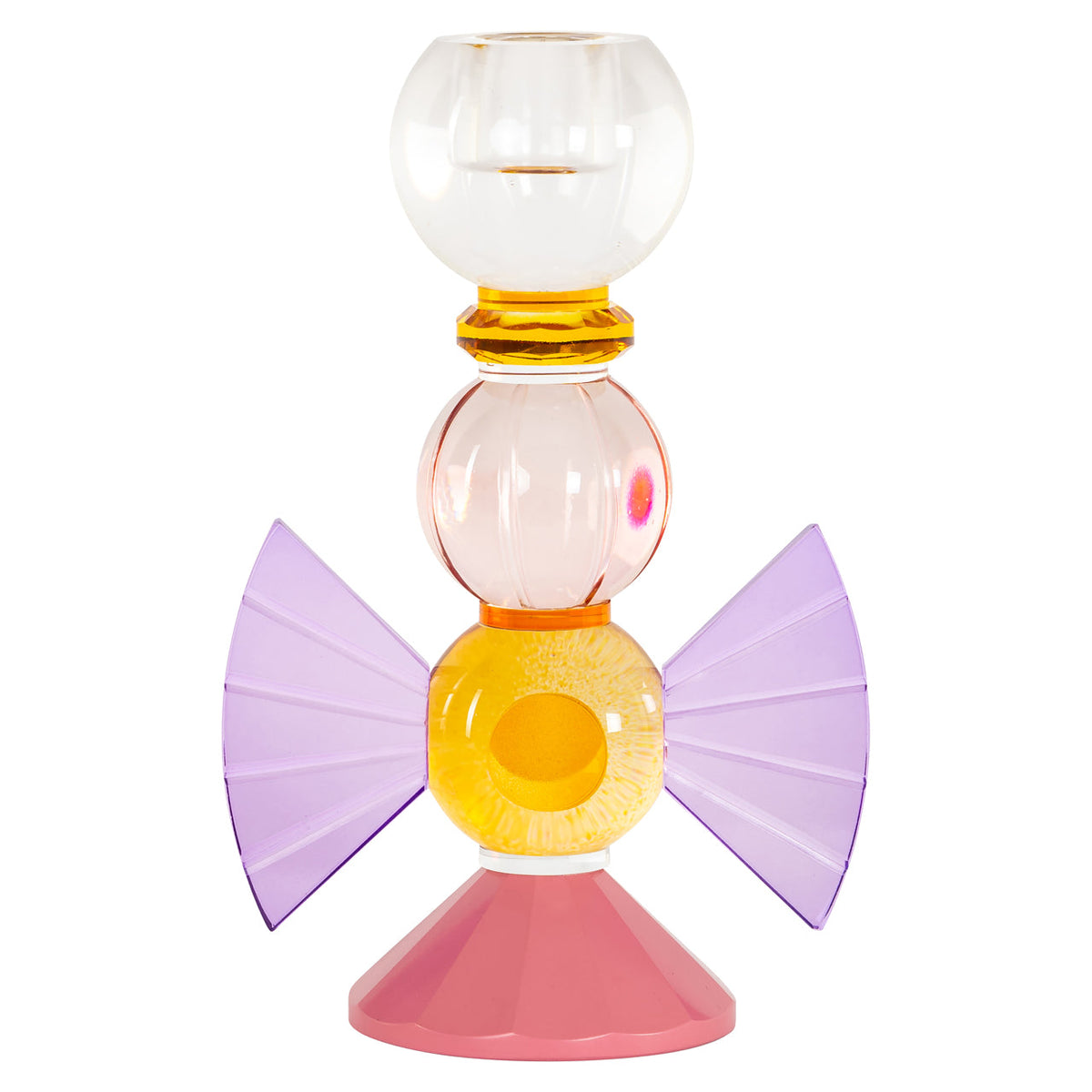 Candle holder Liony pink