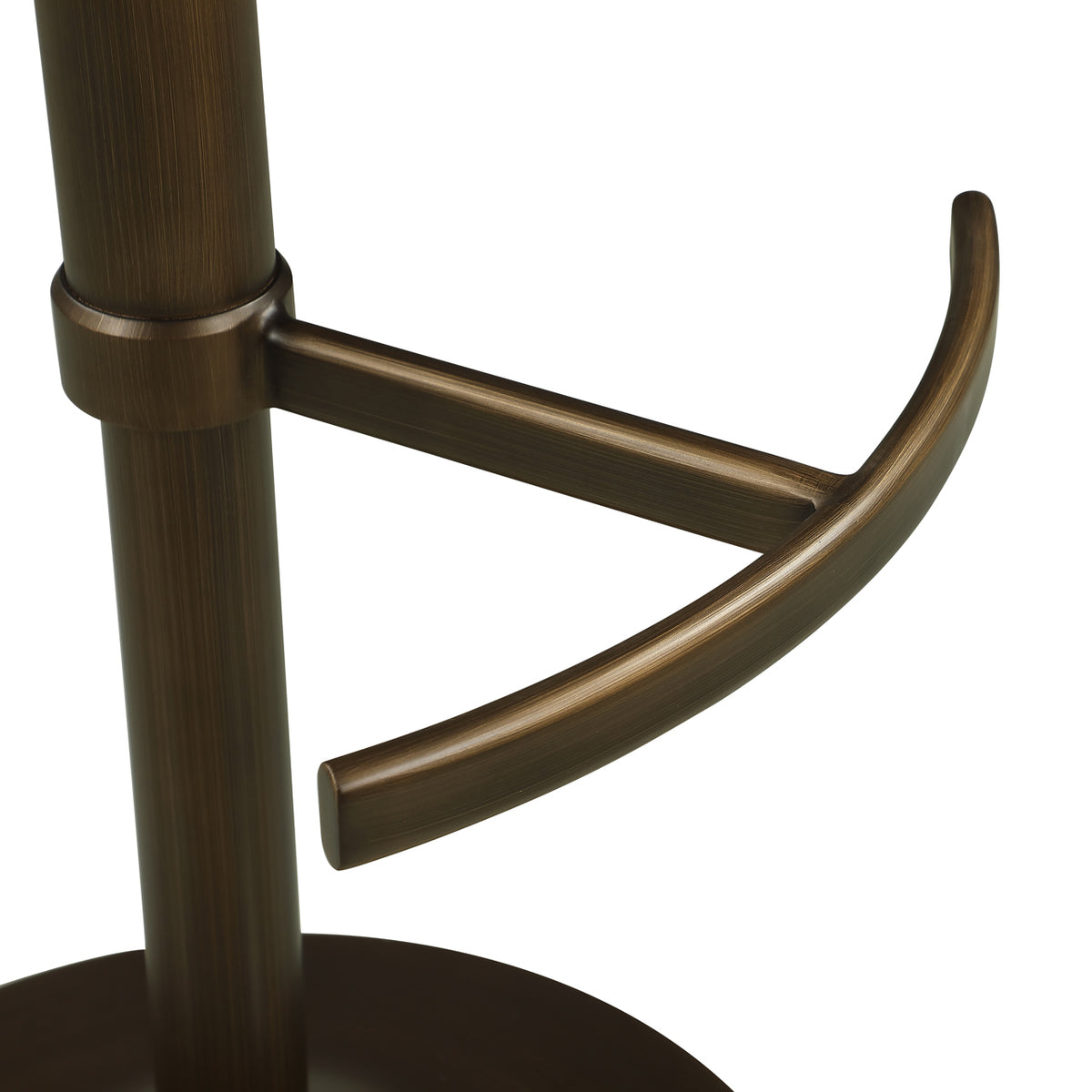 Bar stool Amely natural softweave swivel