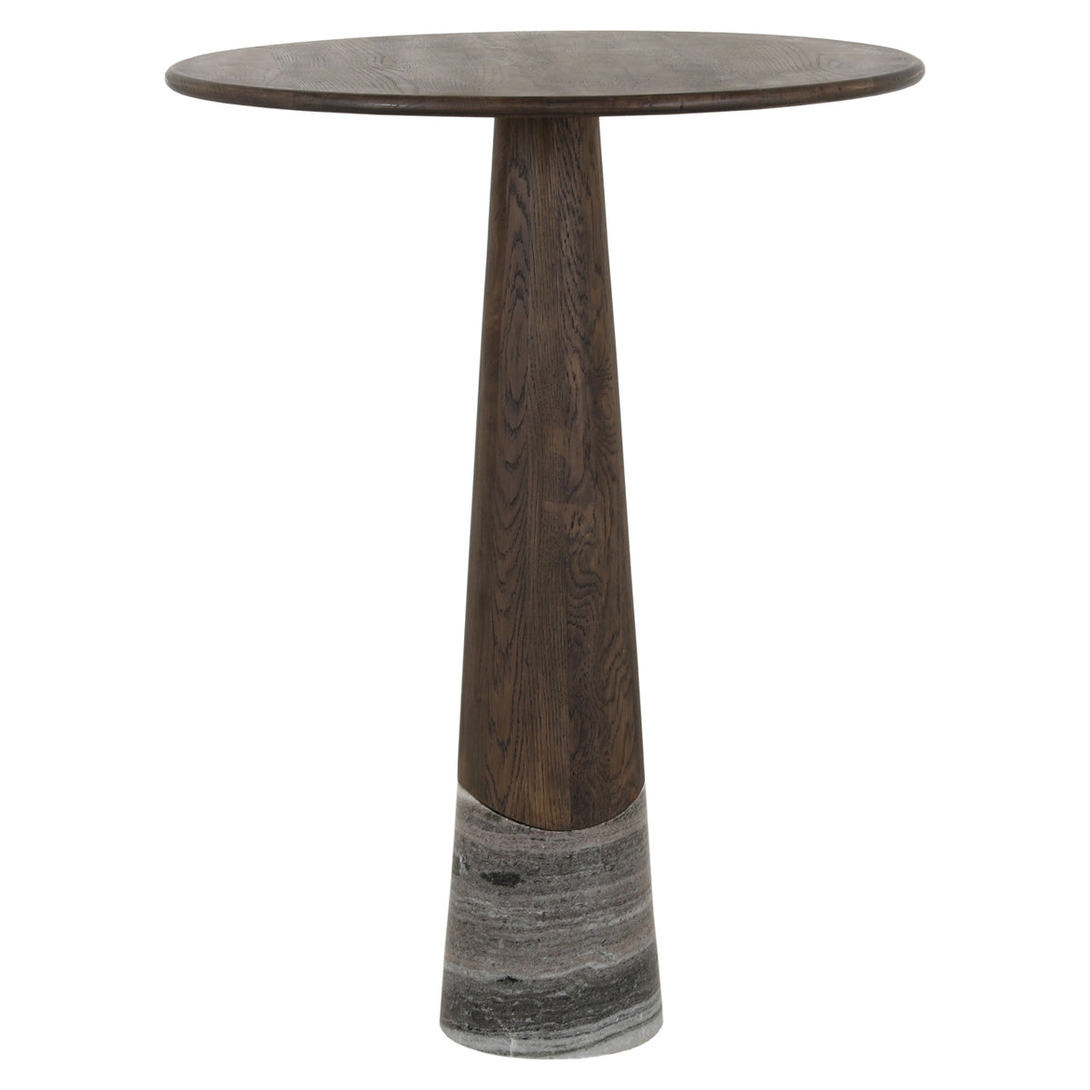 Bar table Harper Smoked charchoal 81Ø