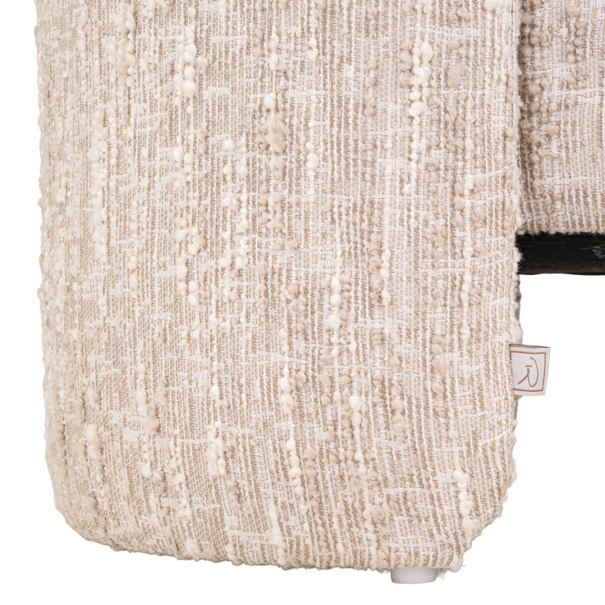 Bench Cupid beige angora with storage