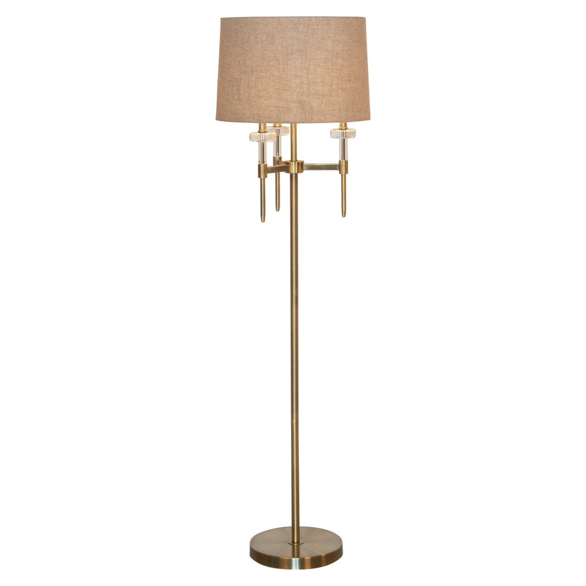 Floor lamp Josie brushed gold