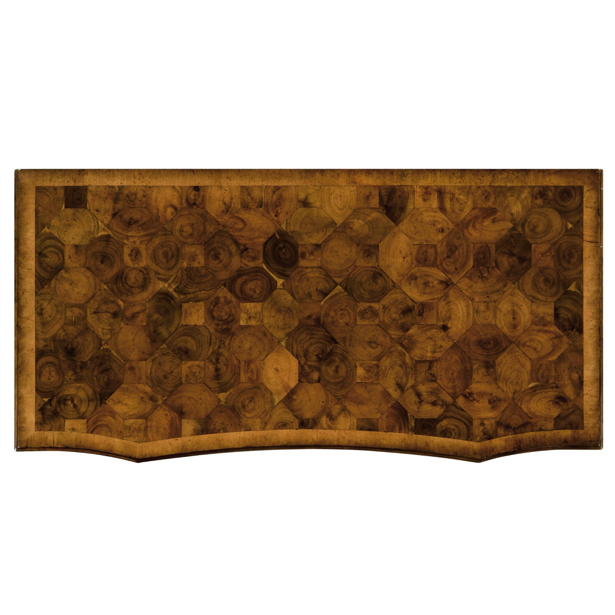 Oyster veneer large chest of drawers