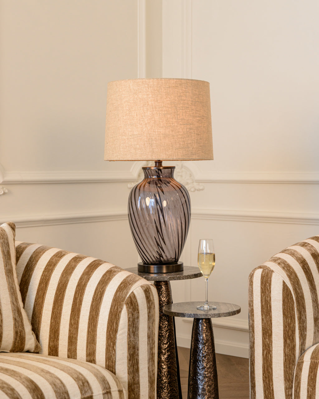 Table lamp Rowan smoke