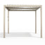 Como Pergola Aluminium Square 30x30 Frame Only - Latte