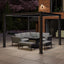Pergola Aluminium Square 30x30 Frame Only - Grey