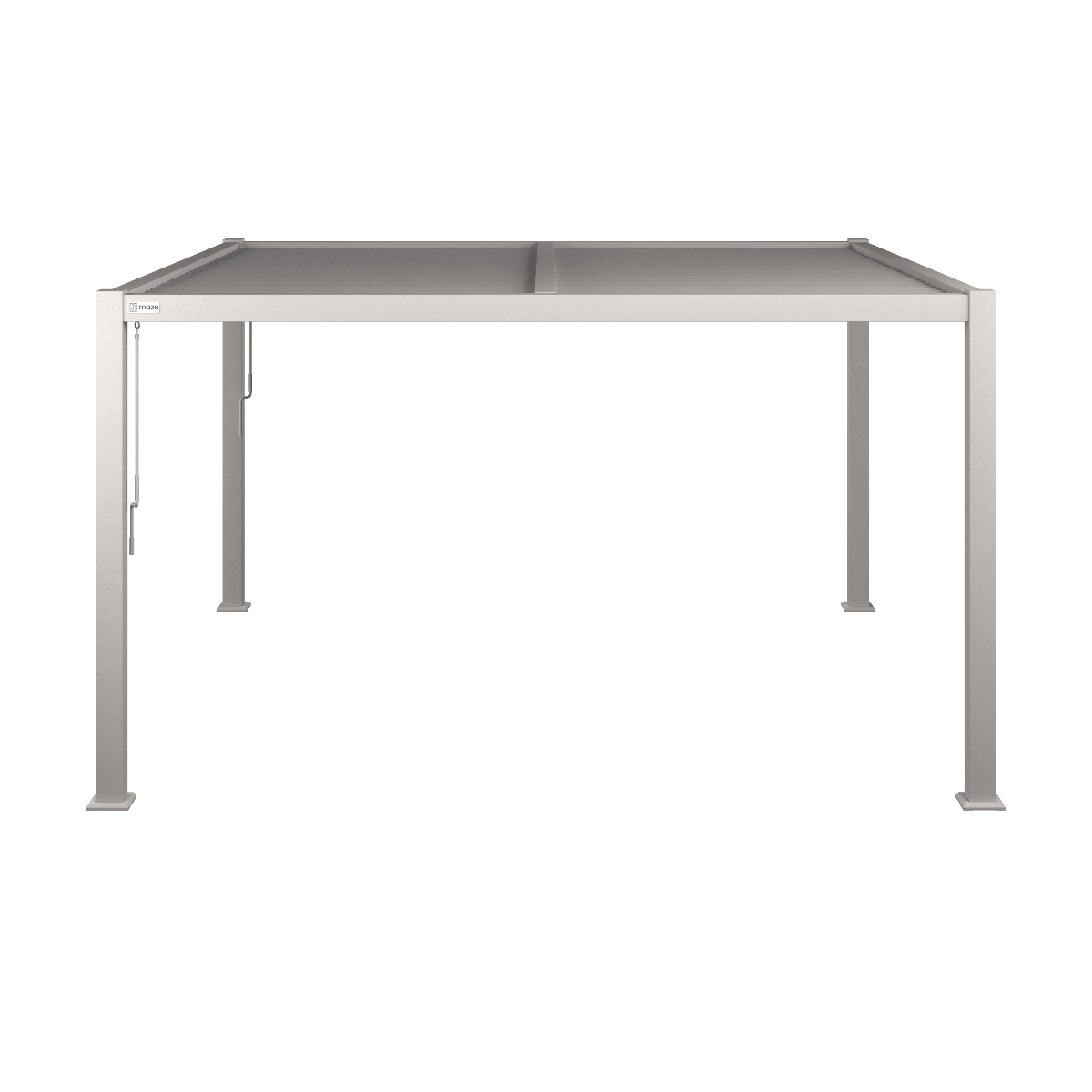 Como Pergola Aluminium Square 40x40 Frame Only - White