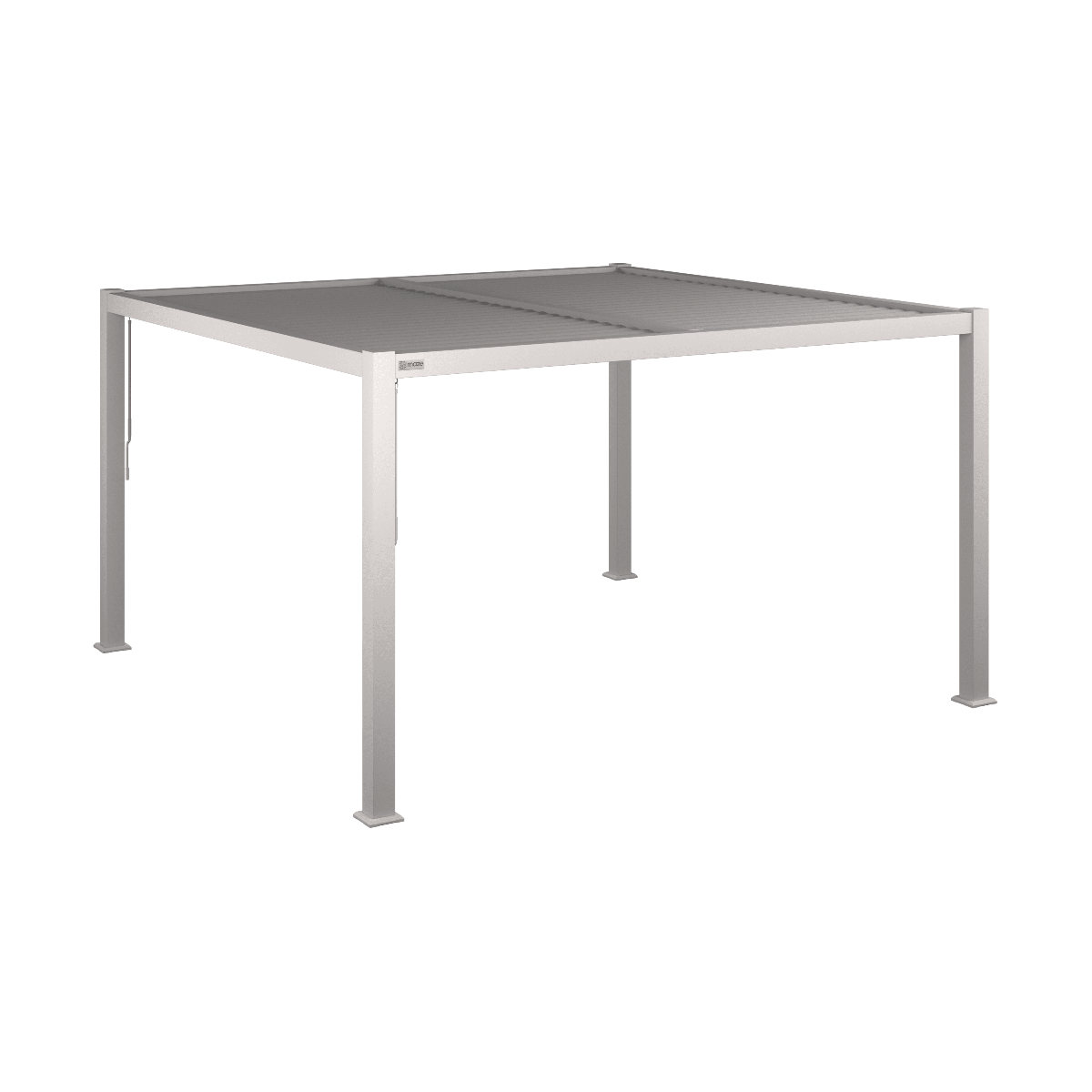 Como Pergola Aluminium Square 40x40 Frame Only - White