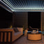Eden Pergola Aluminium Rectangular 30x40 - Frame Only - Grey