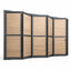 Eden Pergola Wood Effect Bi Folding Louvre Door 368x222