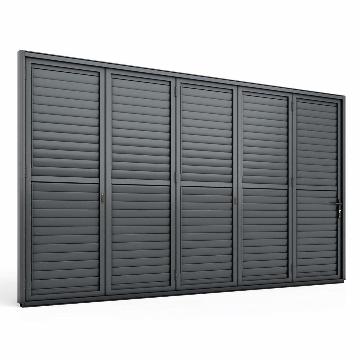 Eden Pergola Bi Folding Louvre Door 368x222