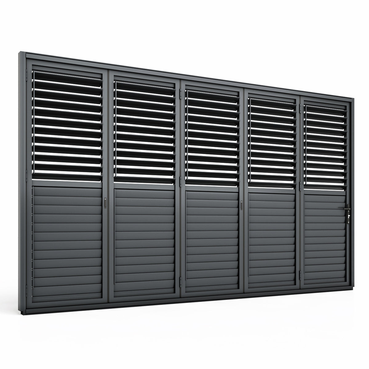Eden Pergola Bi Folding Louvre Door 368x222