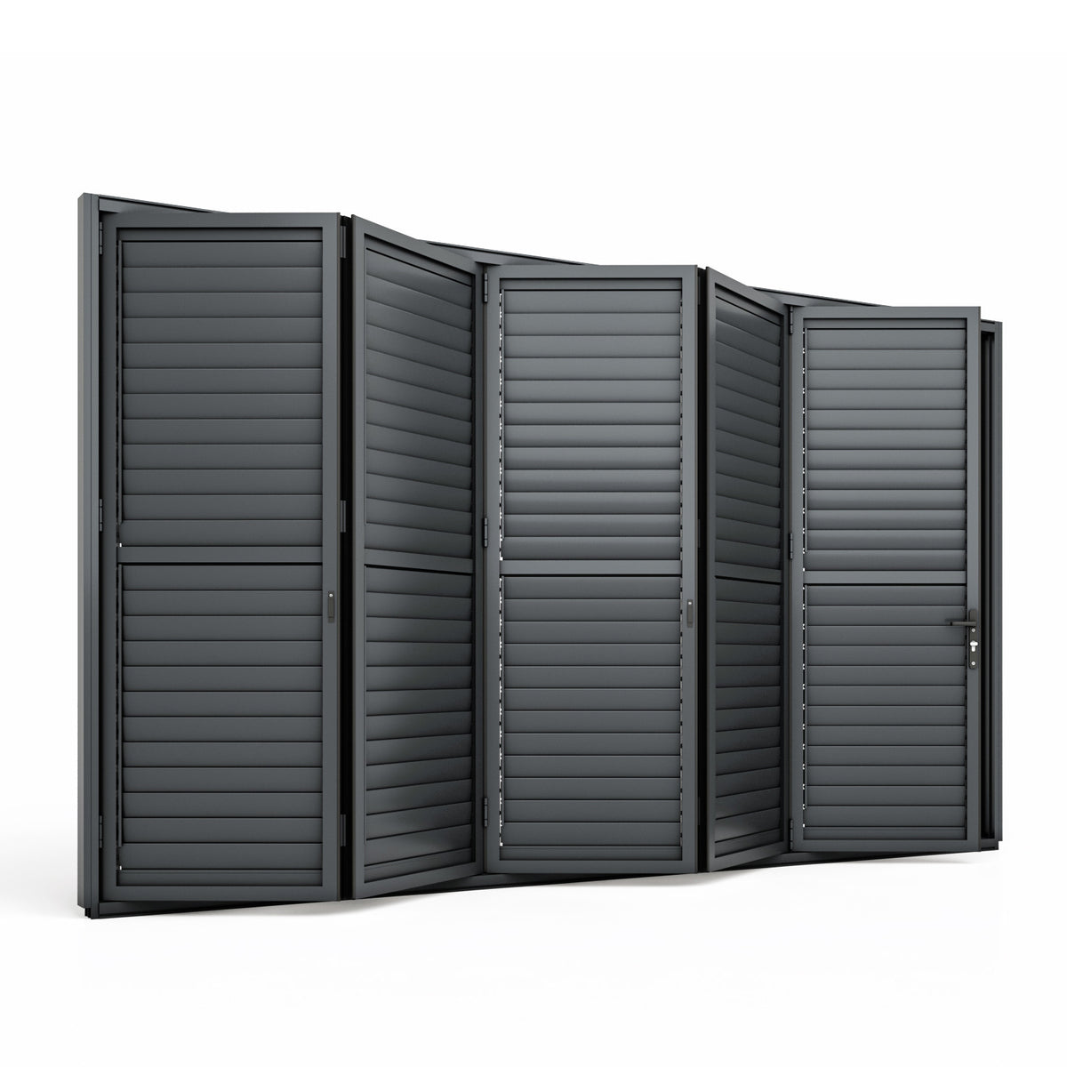 Eden Pergola Bi Folding Louvre Door 368x222