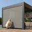 Eden Pergola Drop Screen 375x219 / Grey