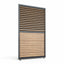Eden Pergola Wood Effect Fixed Louvre Panel With Adjustable Blades 131x222