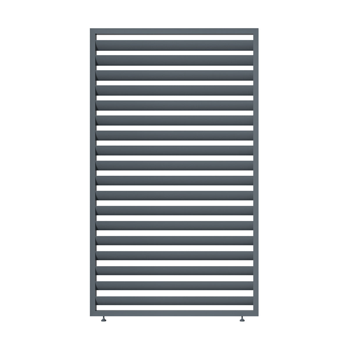 Eden Pergola Single Louvre Panel For 4m Side 125x222 / Grey