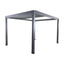 Solis Retractable Roof Pergola Aluminium Rectangular 30x40 - Frame Only - Grey