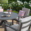 New York 4 Seat Round Dining Set / Dove Grey