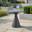 Aluminium Round Coffee Table - Charcoal