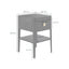 Abberley Bedside Table | One Drawer | Black