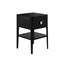 Abberley Bedside Table | One Drawer | Black
