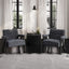 Abel Coal and Black Chair