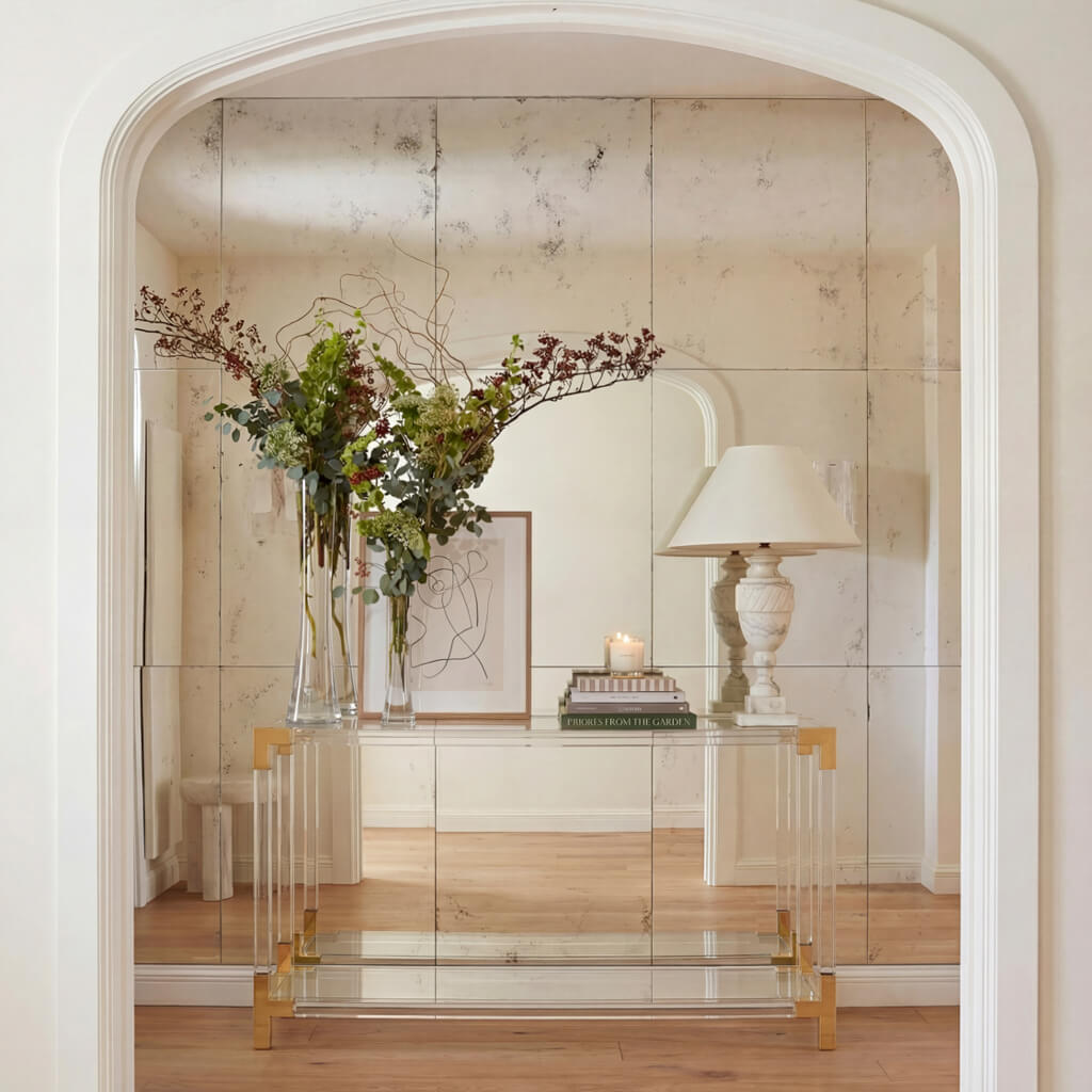 Amangiri Clear Console Table