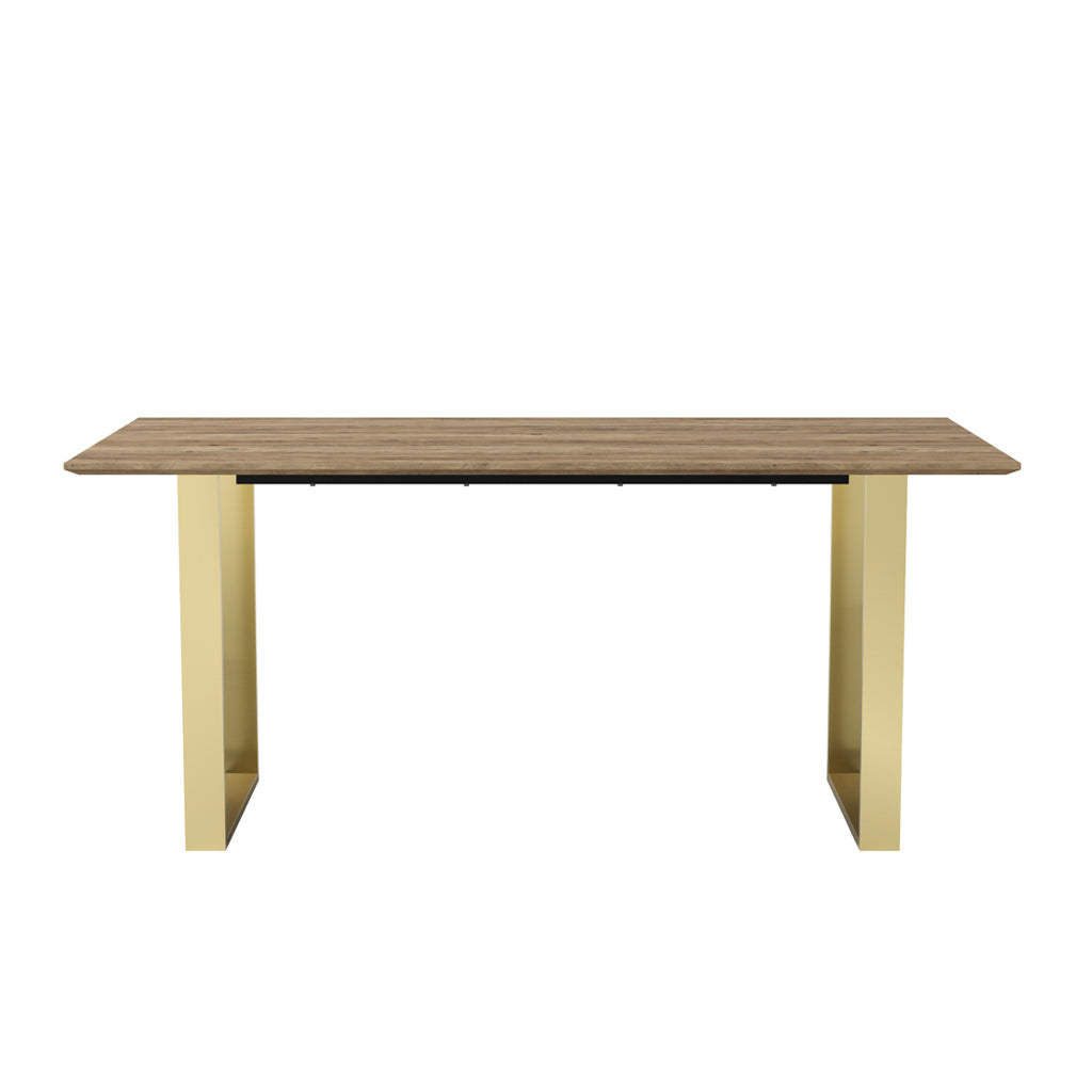 Antibes Russet & Black Dining Table