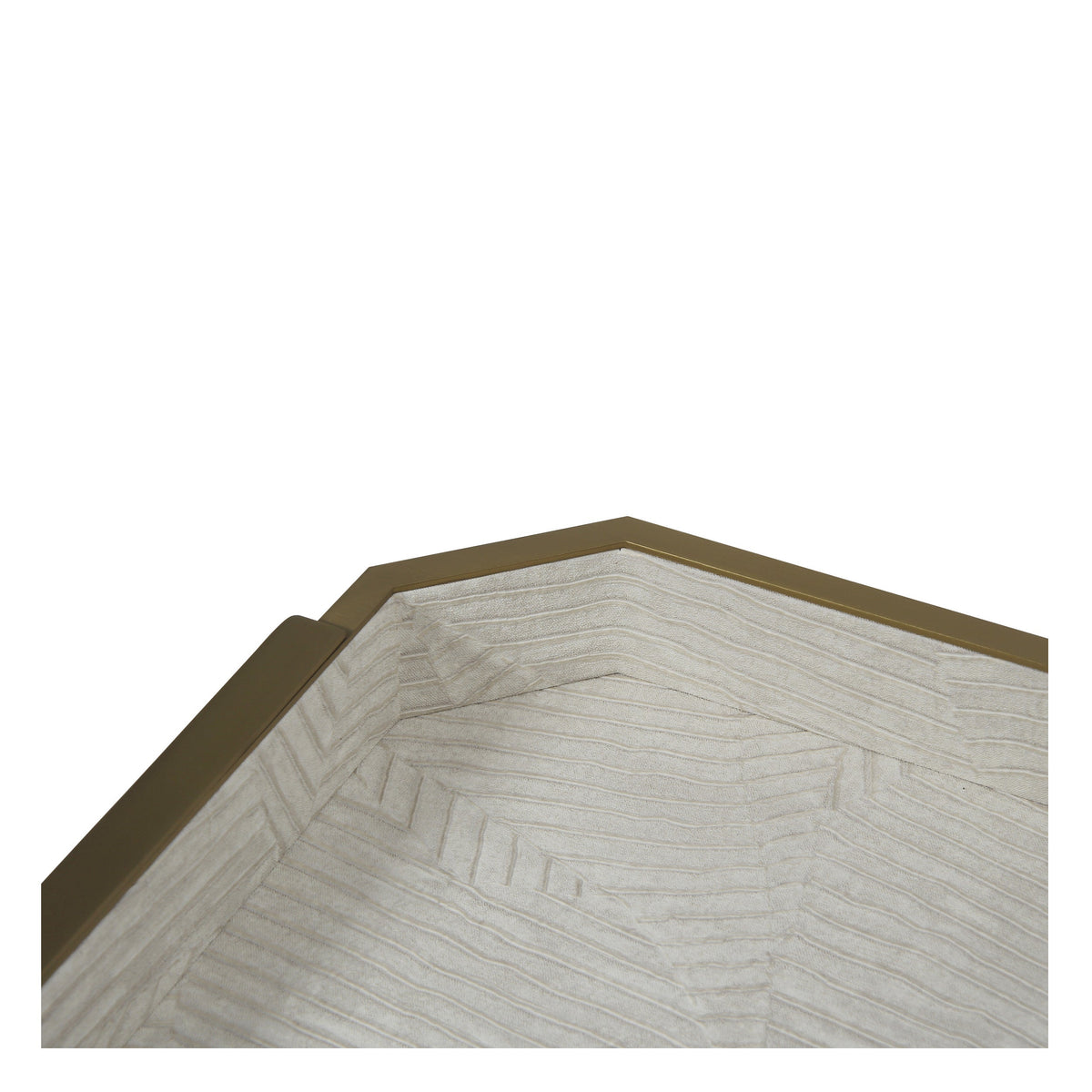 Arden Ivory Geometric Tray.