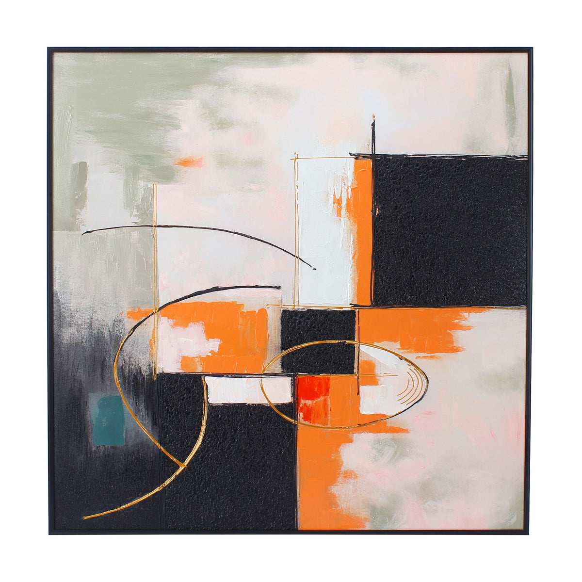 Amber Orbit Painting.