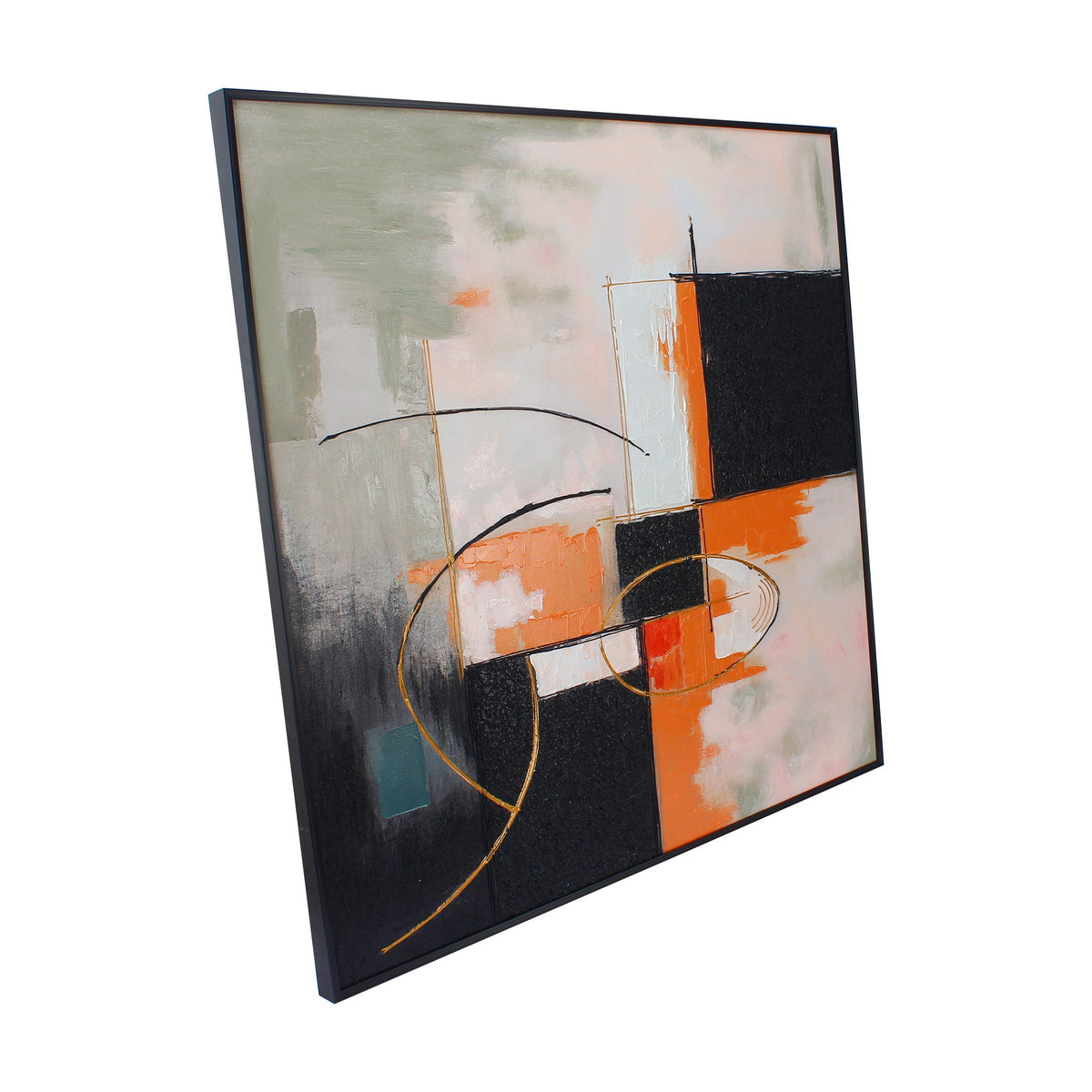 Amber Orbit Painting.