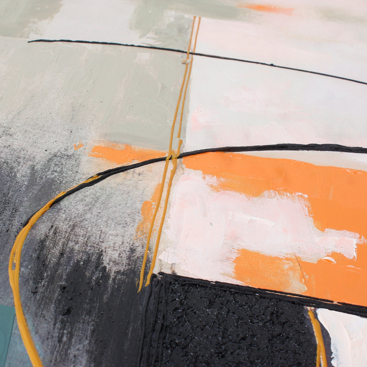 Amber Orbit Painting.