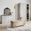 Austen White Single Wardrobe
