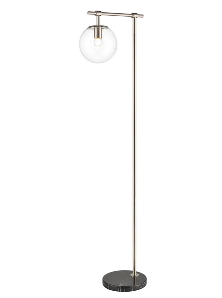 Avenue Floor Lamp - Satin Nickel