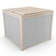 Como Pergola Drop Screen 270x218 / Textilene Latte / Zip Blind