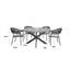 New Bali 4 Seat Round Dining Set - Sandstone