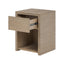 Wickham Bedside Table | One Drawer | Oak | Ribbed