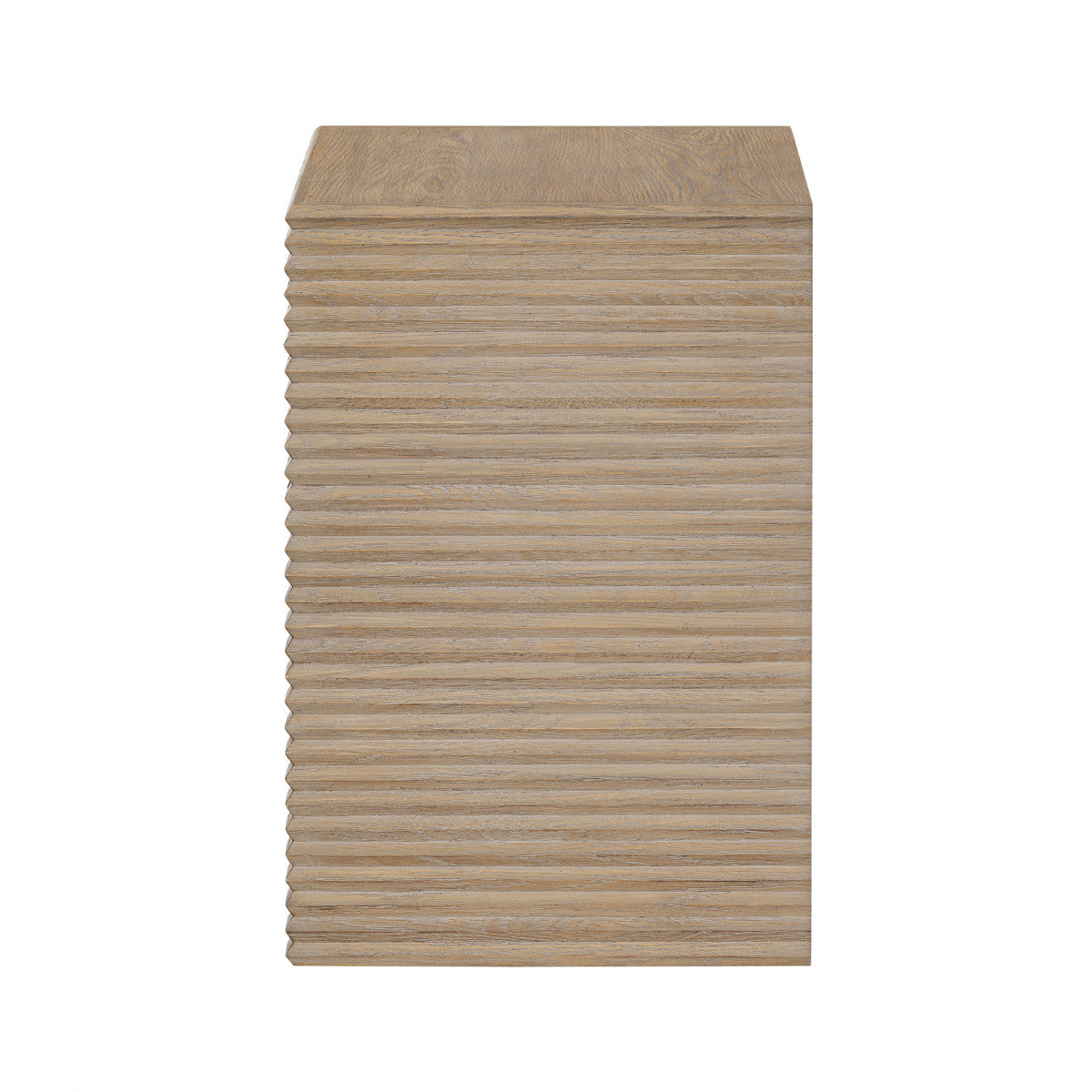 Wickham Bedside Table | One Drawer | Oak | Ribbed