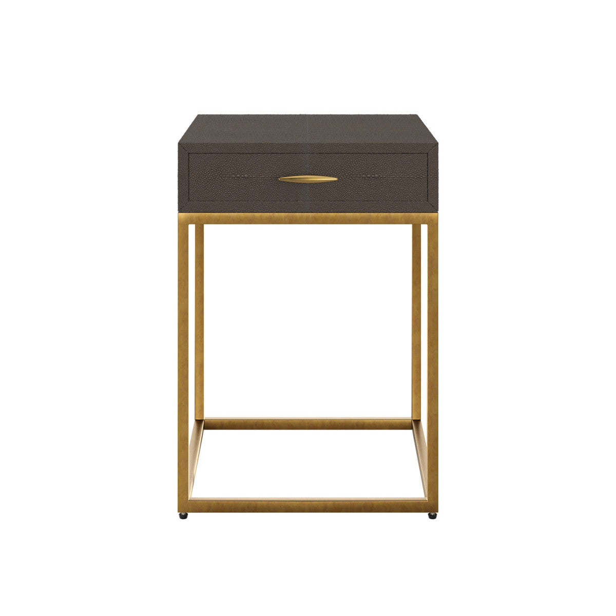 Hampton Bedside Table | One Drawer | Brown