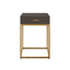 Hampton Bedside Table | One Drawer | Brown