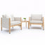 Burford 2 Seat Lounge Set - Almond