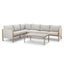 Burford Large Corner Sofa Set -with SeasonSure Cushions - Almond